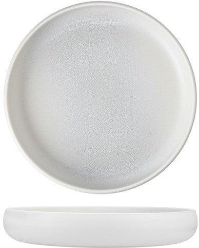 Fortessa - CT Collection Iceland Thermal 8.5" x 1.5" White Medium High Sided Plate, Pack of 4 - CT.ICE.TW.105