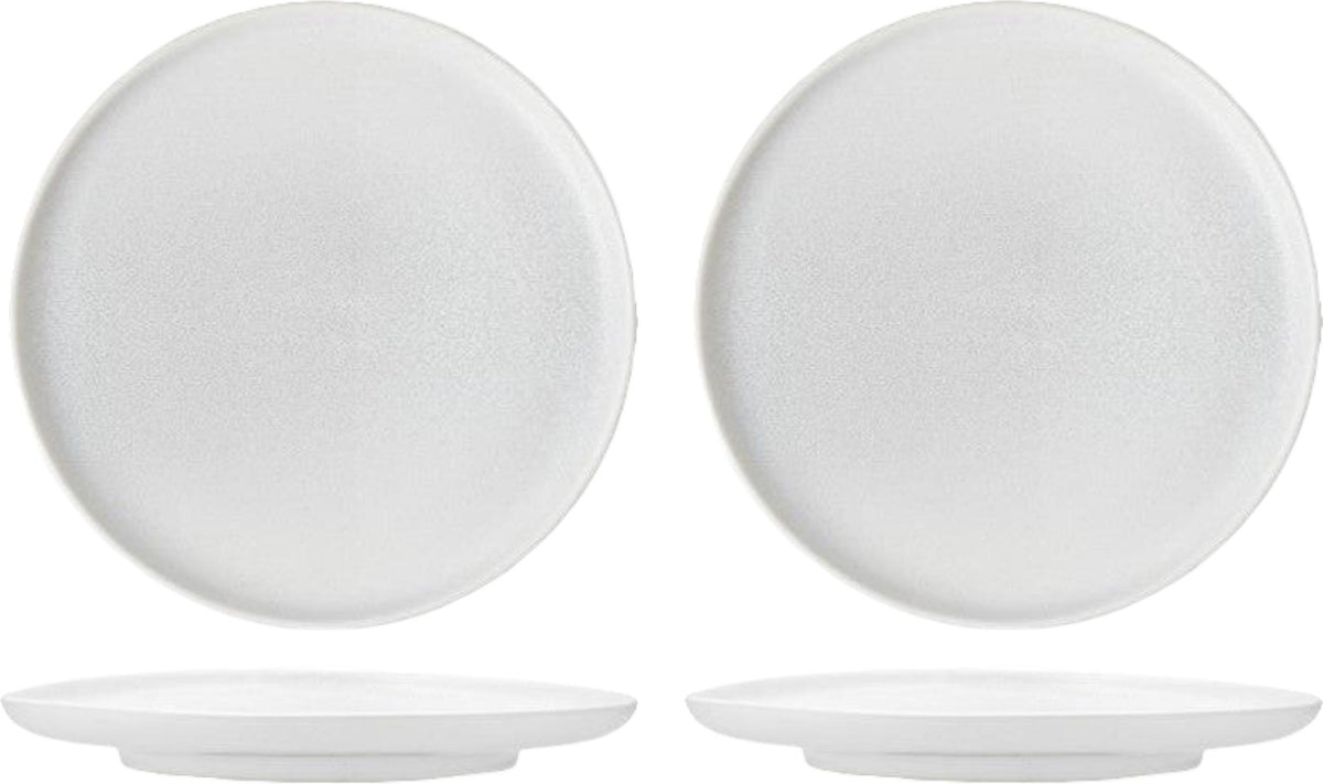 Fortessa - CT Collection Iceland Thermal 8.5" x 1.75" White Coupe Salad Plate, Pack of 4 - CT.ICE.TW.804