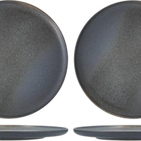 Fortessa - CT Collection Iceland Volcanic 10.75" x 1.75" Gray Coupe Dinner Plate, Pack of 4 - CT.ICE.VG.803
