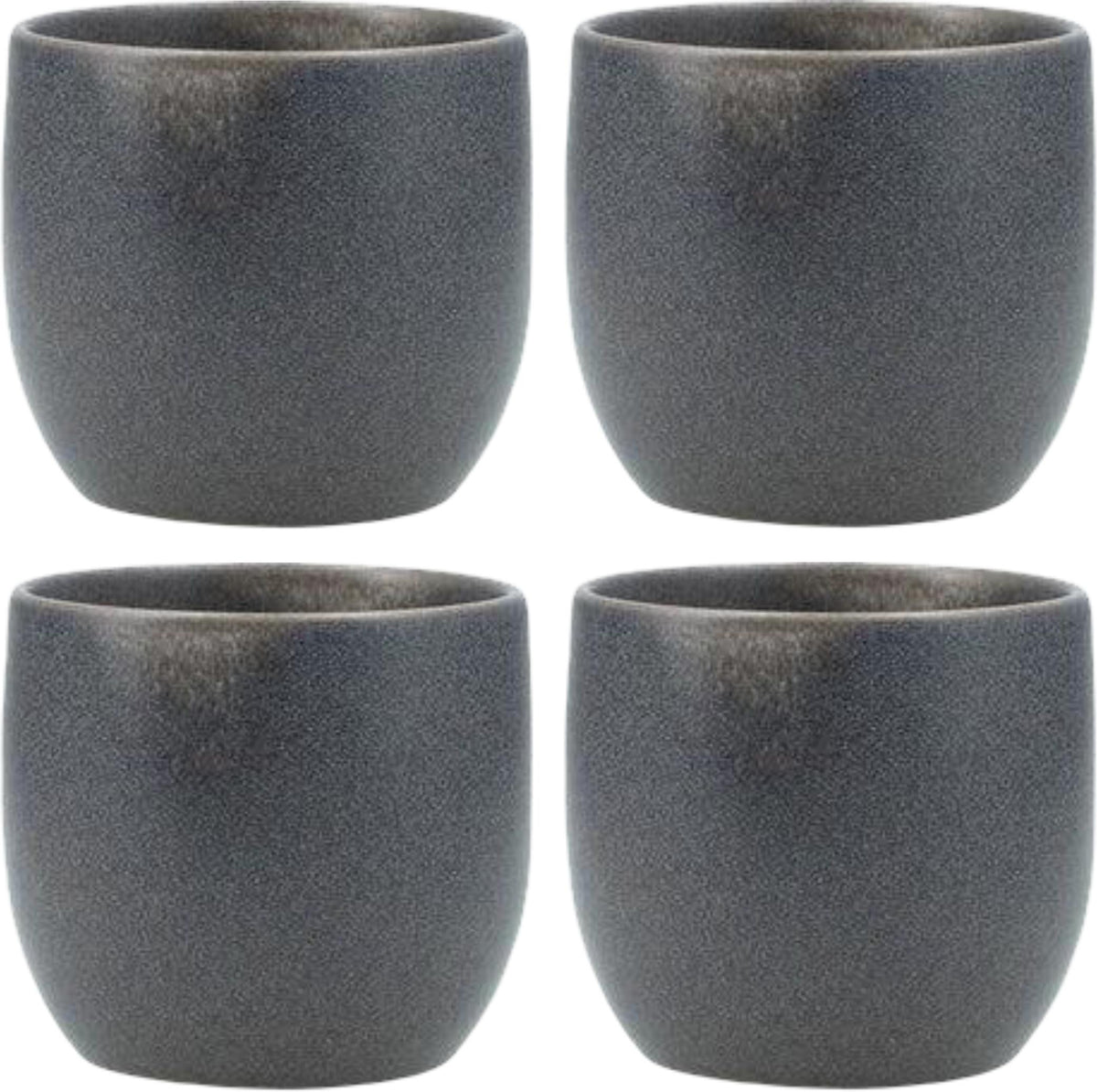 Fortessa - CT Collection Iceland Volcanic 3" Gray Cup, Pack of 4 - CT.ICE.VG.456