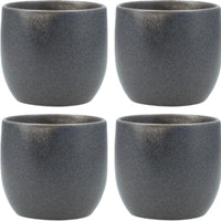 Fortessa - CT Collection Iceland Volcanic 3" Gray Cup, Pack of 4 - CT.ICE.VG.456