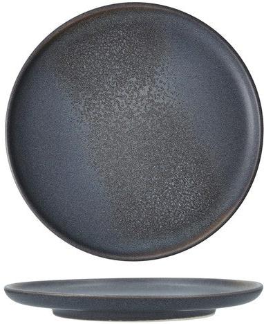 Fortessa - CT Collection Iceland Volcanic 8.5" x 1.75" Gray Coupe Salad Plate, Pack of 4 - CT.ICE.VG.804