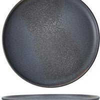 Fortessa - CT Collection Iceland Volcanic 8.5" x 1.75" Gray Coupe Salad Plate, Pack of 4 - CT.ICE.VG.804