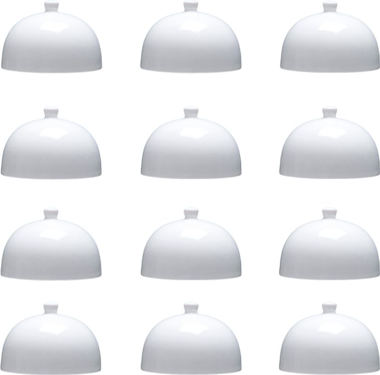 Fortessa - Cloche for 2.75" Butter Dish Base, Pack of 12 - 2.5.003.00.435A