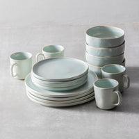 Fortessa - Cloud Terre Stoneware 16 Pc Cypress Dinnerware, Pack (Collection No 3) - 16PPS.CT.3.CYPRESS