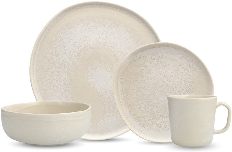 Fortessa - Cloud Terre Stoneware 16 Pc Sand Dinnerware, Pack (Collection No 3) - 16PPS.CT.3.SAND