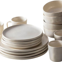 Fortessa - Cloud Terre Stoneware 16 Pc Sand Dinnerware, Pack (Collection No 3) - 16PPS.CT.3.SAND