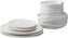Fortessa - Cloud Terre Stoneware 16 Pc White Dinnerware, Pack (Collection No 2) - 16PPS.CT.2.WH