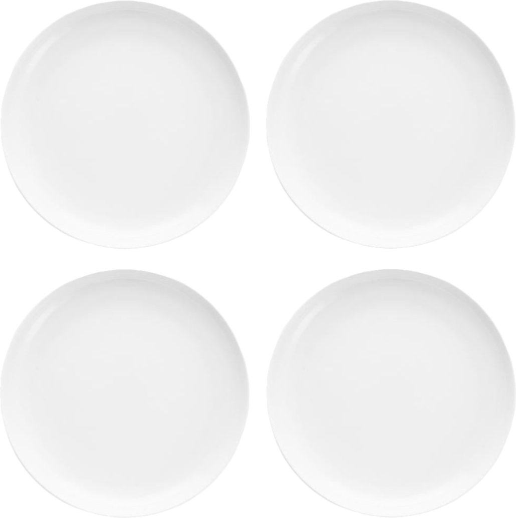 Fortessa - Cooper 7" Outdoor White Coupe B&B Plate, Pack of 4 - MD.MC.03