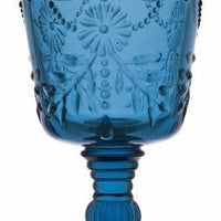 Fortessa - Debutante 10 Oz Blue Goblet Glass, Pack of 6 - RRPG.DEBUBL.03