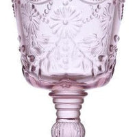 Fortessa - Debutante 10 Oz Pink Goblet Glass, Pack of 6 - RRPG.DEBUPK.03