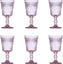 Fortessa - Debutante 10 Oz Pink Goblet Glass, Pack of 6 - RRPG.DEBUPK.03