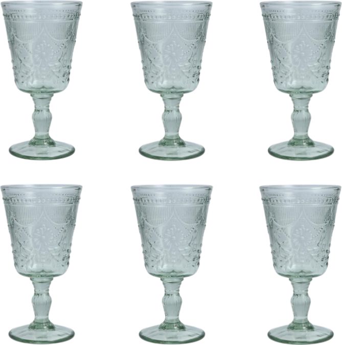 Fortessa - Debutante 10 Oz Sage Goblet Glass, Pack of 6 - RRPG.DEBUSG.03