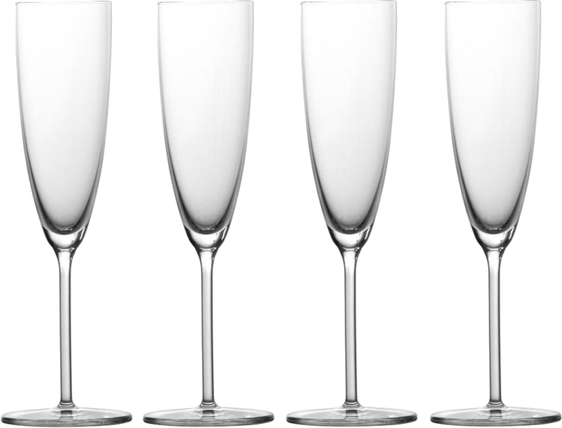 Fortessa - Era 7.2 Oz Clear Champagne Flute, Pack of 4 - 0110.123977