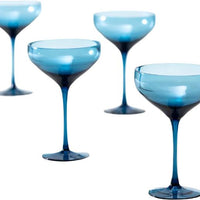 Fortessa - Gala 10.5 Oz Cornflower Coupe Cocktail Glass, Pack of 4 - GALA.BL.4.02