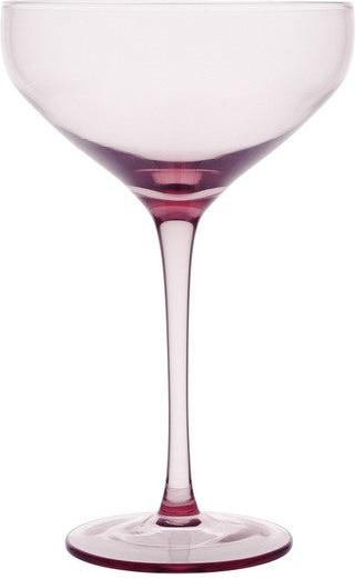 Fortessa - Gala 10.5 Oz Pink Coupe Cocktail Glass, Pack of 4 - GALA.PK.4.02