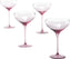 Fortessa - Gala 10.5 Oz Pink Coupe Cocktail Glass, Pack of 4 - GALA.PK.4.02