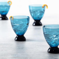 Fortessa - Gala 11.2 Oz Cornflower Lowball Cocktail Glass, Pack of 4 - GALA.BL.4.01