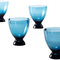 Fortessa - Gala 11.2 Oz Cornflower Lowball Cocktail Glass, Pack of 4 - GALA.BL.4.01