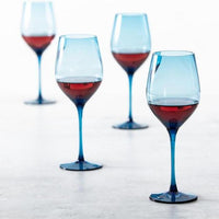 Fortessa - Gala 14.2 Oz Cornflower Universal Wine Glass, Pack of 4 - GALA.BL.4.07