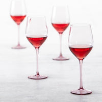 Fortessa - Gala 14.2 Oz Pink Universal Wine Glass, Pack of 4 - GALA.PK.4.07
