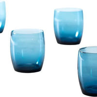 Fortessa - Gala 15 Oz Cornflower Short Beverage Glass, Pack of 4 - GALA.BL.4.04