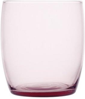 Fortessa - Gala 15 Oz Pink Short Beverage Glass, Pack of 4 - GALA.PK.4.04