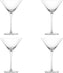 Fortessa - Gala 8.4 Oz Clear Martini Glass, Pack of 4 - GALA.CL.4.06