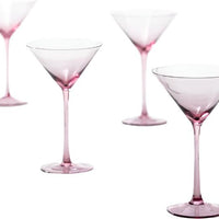 Fortessa - Gala 8.4 Oz Pink Martini Glass, Pack of 4 - GALA.PK.4.06