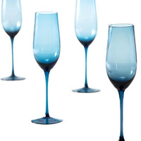 Fortessa - Gala 9.1 Oz Cornflower Champagne Flute, Pack of 4 - GALA.BL.4.05
