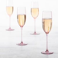 Fortessa - Gala 9.1 Oz Pink Champagne Flute, Pack of 4 - GALA.PK.4.05