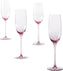 Fortessa - Gala 9.1 Oz Pink Champagne Flute, Pack of 4 - GALA.PK.4.05