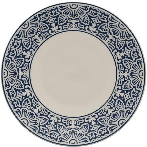 Fortessa - Havana 10.75" Blue Coupe Dinner Plate, Pack of 4 - STN.5602.15
