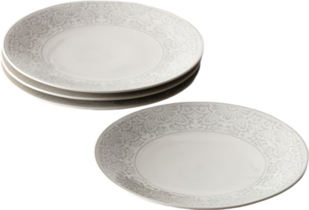 Fortessa - Havana 10.75" Gray Coupe Dinner Plate, Pack of 4 - STN.5601.15