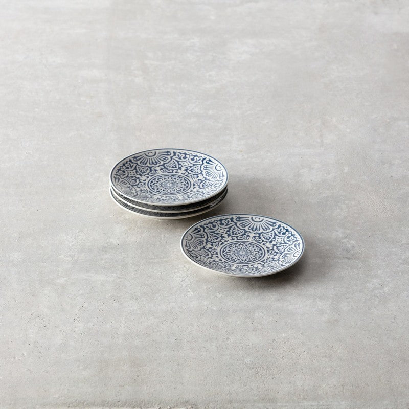 Fortessa - Havana 6.25" Blue Coupe B&B Plate, Pack of 4 - STN.5602.01