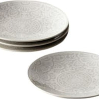 Fortessa - Havana 6.25" Gray Coupe B&B Plate, Pack of 4 - STN.5601.01