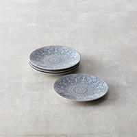 Fortessa - Havana 8.5" Blue Coupe Salad Plate, Pack of 4 - STN.5602.02