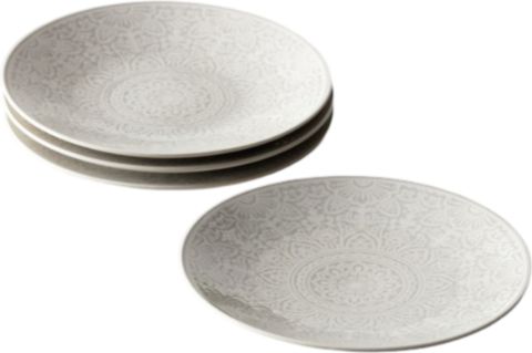 Fortessa - Havana 8.5" Gray Coupe Salad Plate, Pack of 4 - STN.5601.02