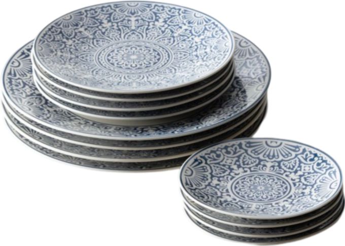 Fortessa - Havana Blue 12 Pc Dinnerware Set - 12PPS.5602