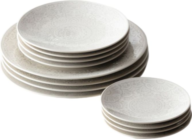 Fortessa - Havana Gray 12 Pc Dinnerware Set - 12PPS.5601