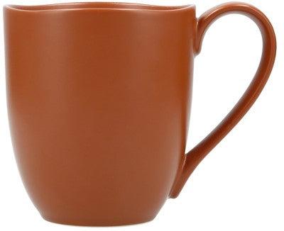 Fortessa - Heirloom 11.5 Oz Terracotta Tapered Mug, Pack of 4 - STN.8000.9.17