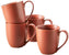 Fortessa - Heirloom 11.5 Oz Terracotta Tapered Mug, Pack of 4 - STN.8000.9.17