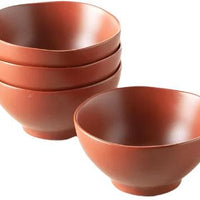 Fortessa - Heirloom 5.75" Terracotta Rice Bowl, Pack of 4 - STN.8000.9.54