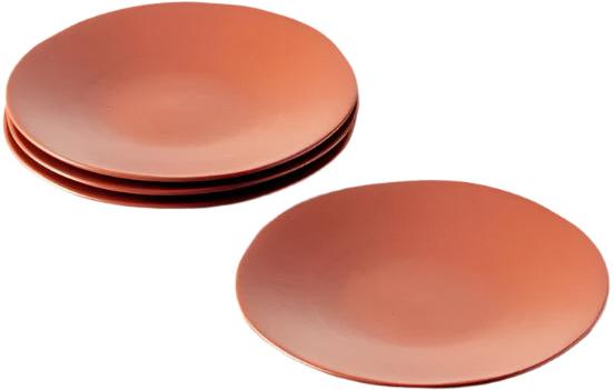 Fortessa - Heirloom 8" Terracotta Salad Plate, Pack of 4 - STN.8000.9.02