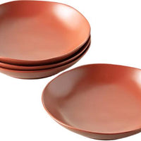 Fortessa - Heirloom 9" Terracotta Coupe Bowl, Pack of 4 - STN.8000.9.97