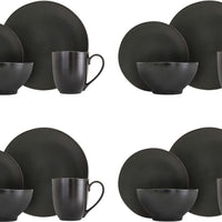 Fortessa - Heirloom Charcoal 16 Pc Dinnerware Set - 16PPS.8000.6