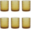 Fortessa - Jupiter 10 Oz Amber Double Old Fashioned Glass, Pack of 6 - DV.JUPITERAM.04