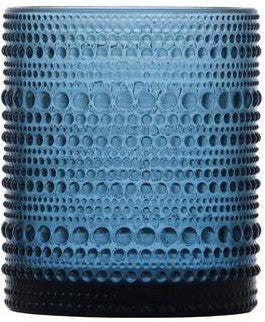 Fortessa - Jupiter 10 Oz Blue Double Old Fashioned Glass, Pack of 4 - JUPITERBL.4.04