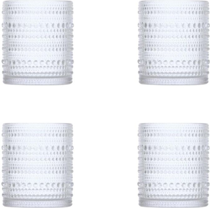 Fortessa - Jupiter 10 Oz Clear Double Old Fashioned Glass, Pack of 4 - JUPITERCL.4.04