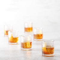 Fortessa - Jupiter 10 Oz Clear Double Old Fashioned Glass with Gold Rim, Pack of 6 - JUPITERCL.G.04